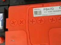 BATERIA EUROCELL STD 45AH - 360A